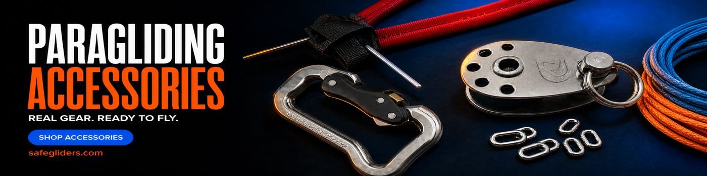 Safe Gliders. Paragliding accessories and spare parts.