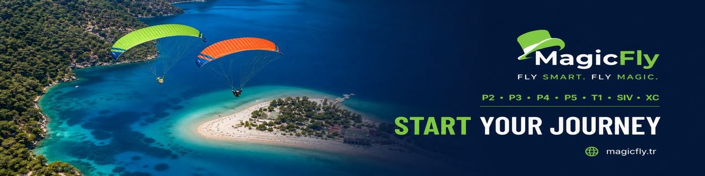 MagicFly Paragliding School, Ölüdeniz. Courses from P2 to P5, SIV and XC.